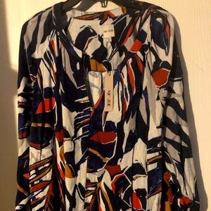 Multicolored long sleeve casual today